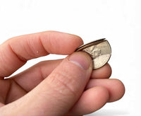 ✨Amazing Coin Bite Magic Trick Quarter – Bite It… 🦷 Then Fix It! HAND MADE! ✨