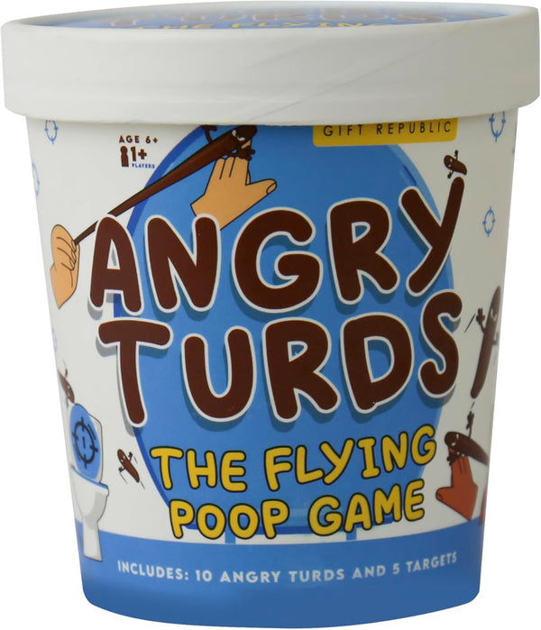 💩🎯 Angry Turds – The Ultimate Flying Poop Battle Slingshot Target Kids Game!