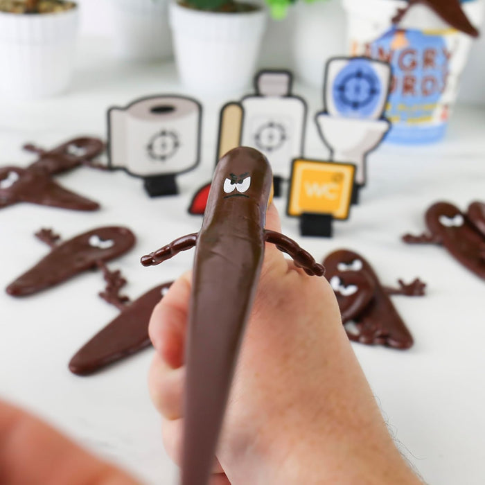 💩🎯 Angry Turds – The Ultimate Flying Poop Battle Slingshot Target Kids Game!