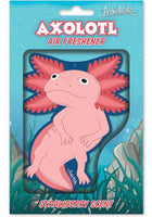 AXOLOTL Cute Pink Car Air Freshner - (Strawberry Scent) - Archie McPhee