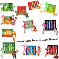 PICKLE Dill Flavored Candy Canes - Funny Christmas Gag Joke Gift - Archie McPhee