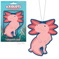 AXOLOTL Cute Pink Car Air Freshner - (Strawberry Scent) - Archie McPhee