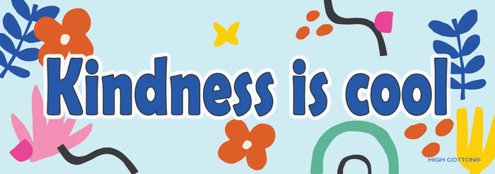 ✌️"Kindness is Cool" ❤️ Peace Love Positive Bumper Car Fridge Magnet - USA Made