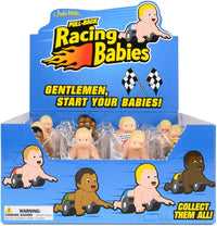 Racing Babies (set of 4) Funny Pull Back Baby Race Toys - Archie McPhee