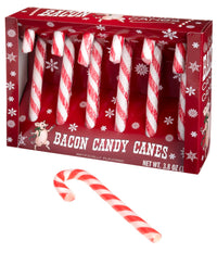 Bacon Flavored Candy Canes - Festive Holiday Fun Gag Gift - Archie McPhee