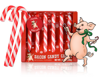 4 BOX SET Bacon Hot Dog Mac & Cheese Gravy Flavored Candy Canes - Archie McPhee