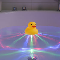 🦆 Boogie Bath Duck Disco LED Light-Up Color Bath Tub - Kids Party Ducky Toy 💦
