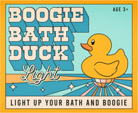 🦆 Boogie Bath Duck Disco LED Light-Up Color Bath Tub - Kids Party Ducky Toy 💦