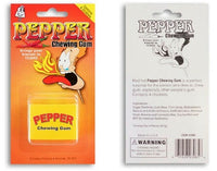 6-Pack Pepper Chewing Gum, Hot Candy Joke Prank Gag, Chewing Gum Party Spicy Fun