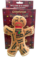 GINGERBREAD Voodoo Doll with Pins ~ Adult Gag Joke Office Toy Holiday Gift