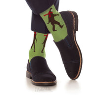 BIGFOOT Socks - Sasquatch Men's Crew Dress Socks Unisex - Archie McPhee