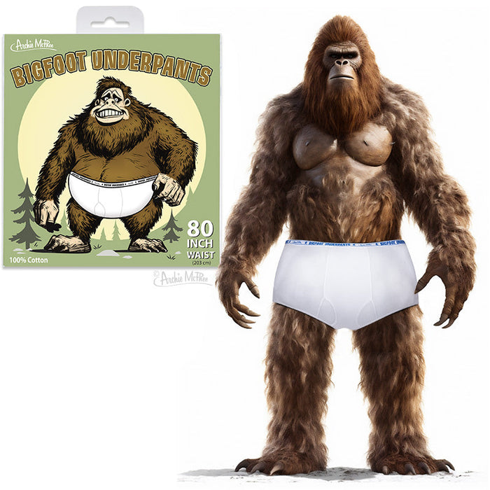 BIGFOOT UNDERPANT Sasquatch Giant Size 80" Waist Underwear -  Archie McPhee