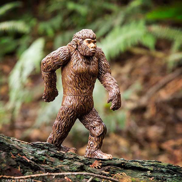 BIGFOOT Action Figure - Sasquatch Legendary Monster Statue Toy - Archie McPhee