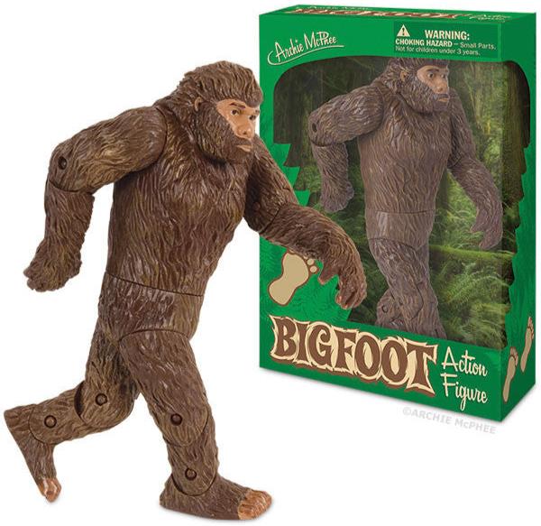 BIGFOOT Action Figure - Sasquatch Legendary Monster Statue Toy - Archie McPhee