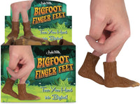 Bigfoot Feet (Set of 2) Sasquatch Finger Hand Puppet Play Toys  - Archie McPhee