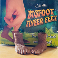 Bigfoot Feet (Set of 2) Sasquatch Finger Hand Puppet Play Toys  - Archie McPhee