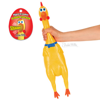 BIGGEST & LOUDEST Rubber Chicken Squeaking Classic Gag Toy - Archie McPhee