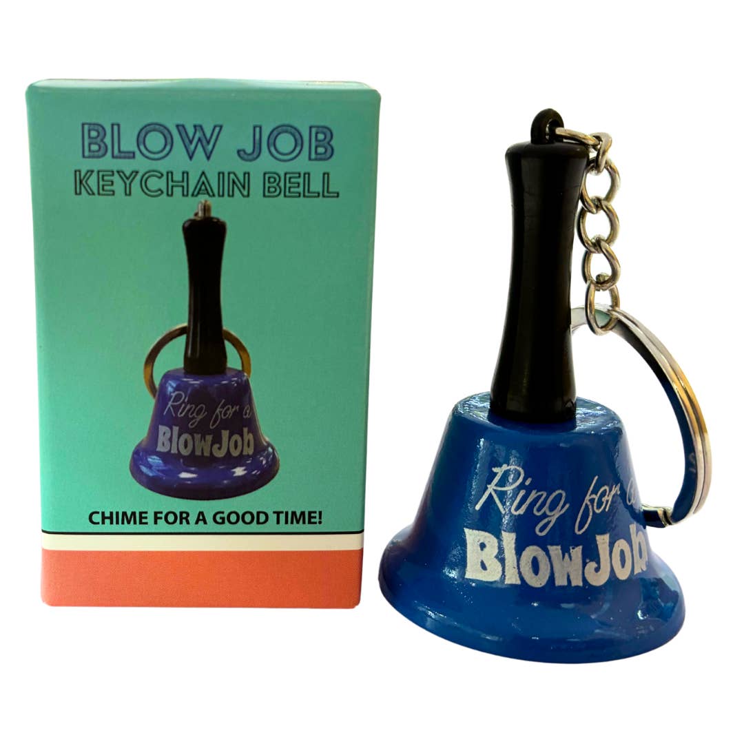 Ring for BlowJob 👅Key Chain Bell - Funny Adult Party Bedroom Gag Gift Novelty💋