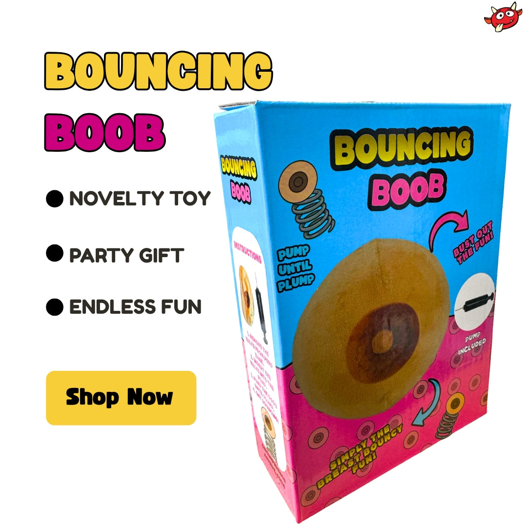 🍒😂 The Bouncing Boob Inflatable - Adult Novelty Funny Boobie Gag Gift Party Toy