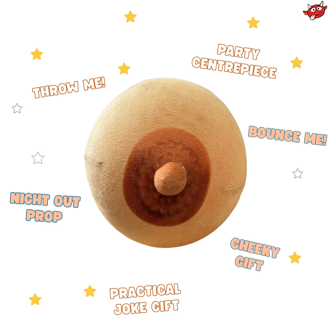 🍒😂 The Bouncing Boob Inflatable - Adult Novelty Funny Boobie Gag Gift Party Toy