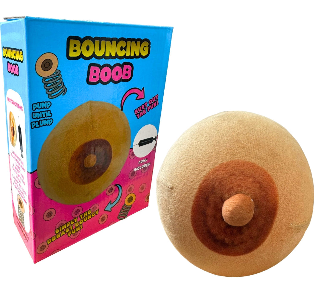 🍒😂 The Bouncing Boob Inflatable - Adult Novelty Funny Boobie Gag Gift Party Toy