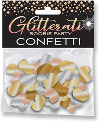 Metallic Boobie Confetti Bachelor Bachelorette Party Decor Naughty Funny Bling