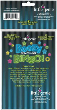 Boozy Bingo Drinking Game 💋🍺 8 Scratch Off Cards Adult Party Game Truth Dare🍻