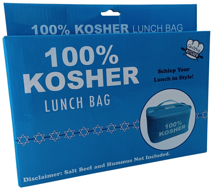 🕎 100% Kosher Lunch Cool Bag – Funny Jewish Gift Hanukkah Deli Lover Insulated