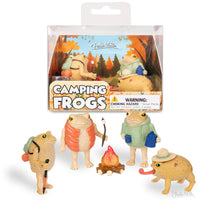 4pk Funny Camping Rain Frogs Figurines 🐸 Hilarious Decor Toys – Archie McPhee