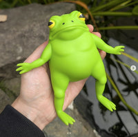 🐸 Splattable Stretchable Splat Frog 🐸 Squishy Stretch Stress Sand Filled Toy