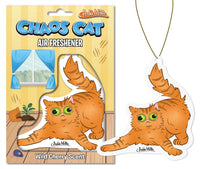 🐱🍒 Chaos Cat Air Freshener Wild Cherry Scent Funny Cat Car Gift - Archie McPhee