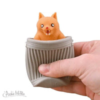 Surprise Popping Alley Cat (choose color) squeeze it, SURPRISE! - Archie McPhee