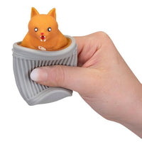 Surprise Popping Alley Cat (choose color) squeeze it, SURPRISE! - Archie McPhee