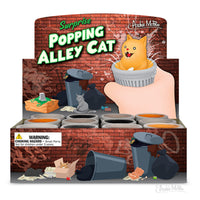 Surprise Popping Alley Cat (choose color) squeeze it, SURPRISE! - Archie McPhee