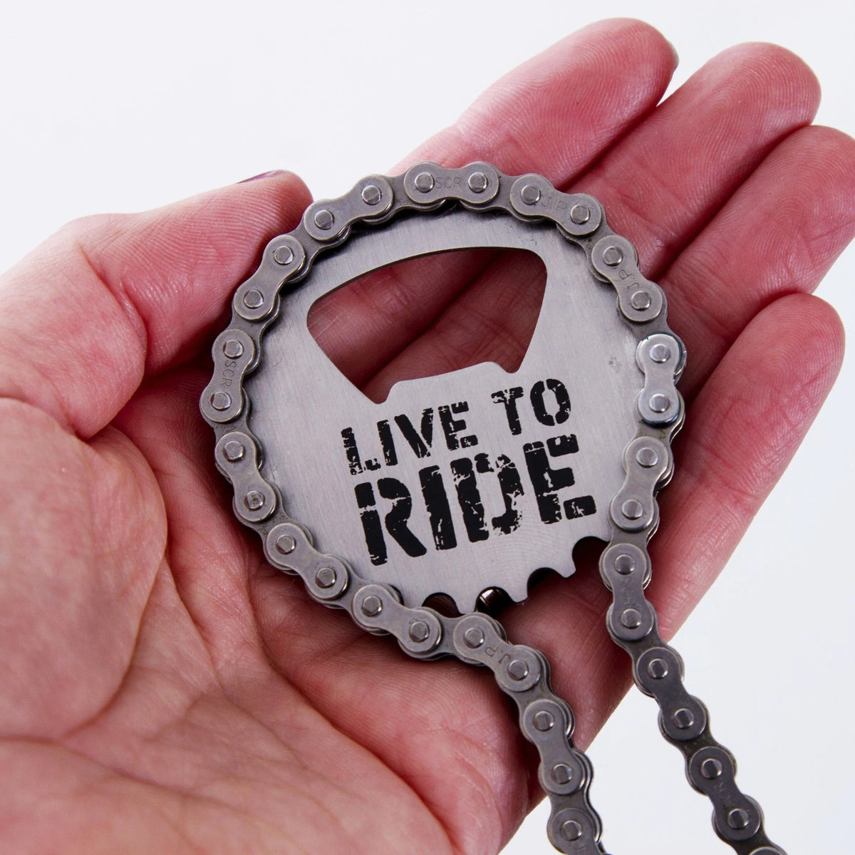 Bike Chain Bottle Opener - Live to Ride ~ BMX Cycling Bicycle Racing Skater Fans