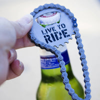 Bike Chain Bottle Opener - Live to Ride ~ BMX Cycling Bicycle Racing Skater Fans