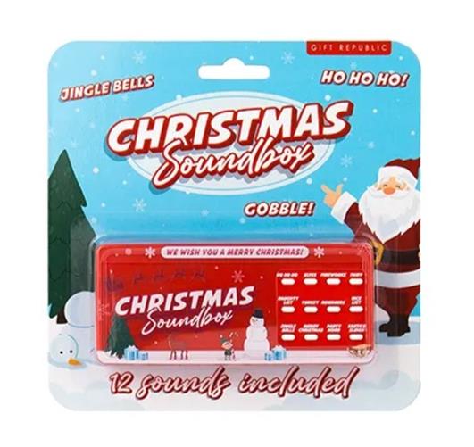 🎄Christmas Sound Machine 12 Sounds – Santa Funny Stocking Stuffer Noise Maker🎅