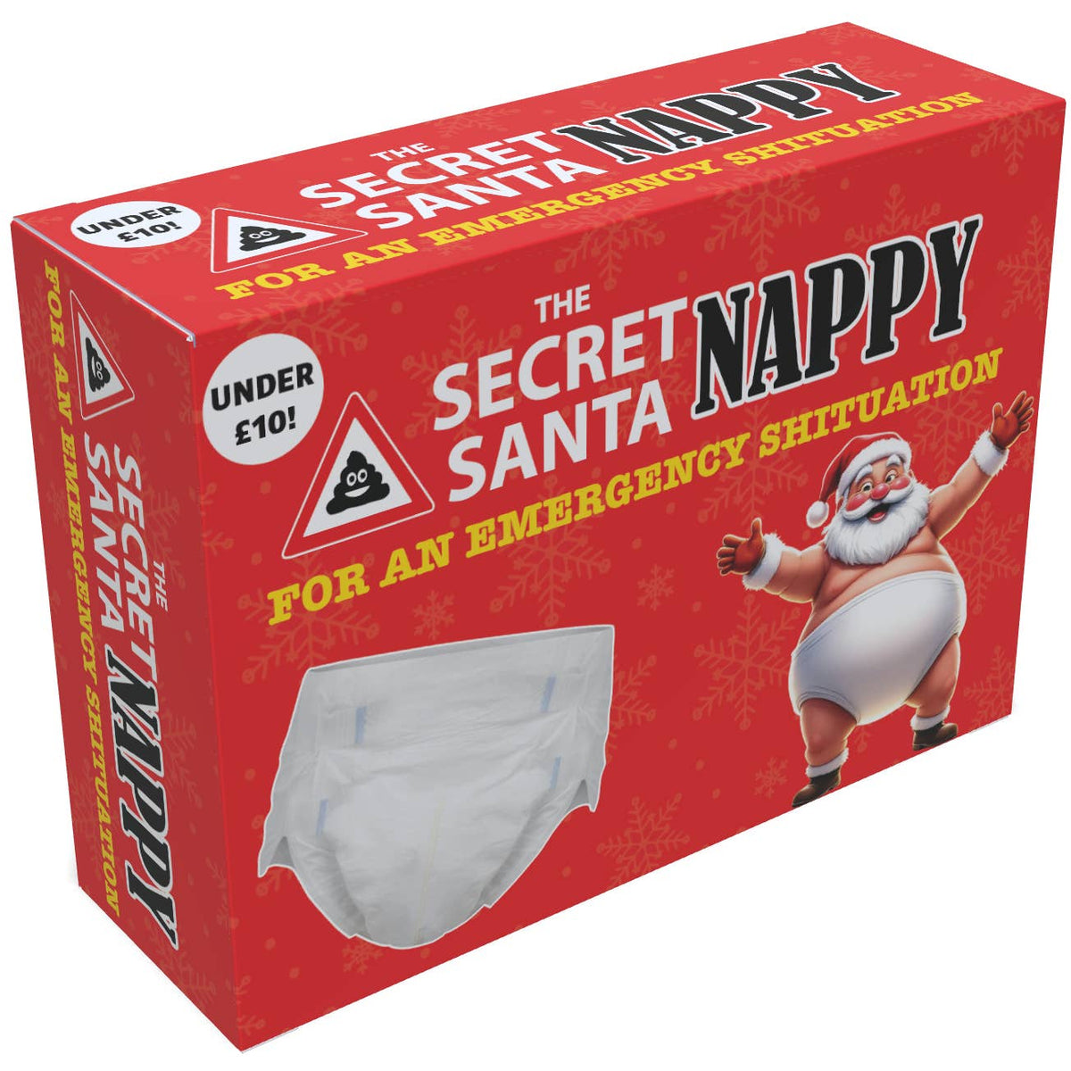 The Secret Santa Nappy Diaper for an Emergency Shit-uation - Over Hill Gag Gift