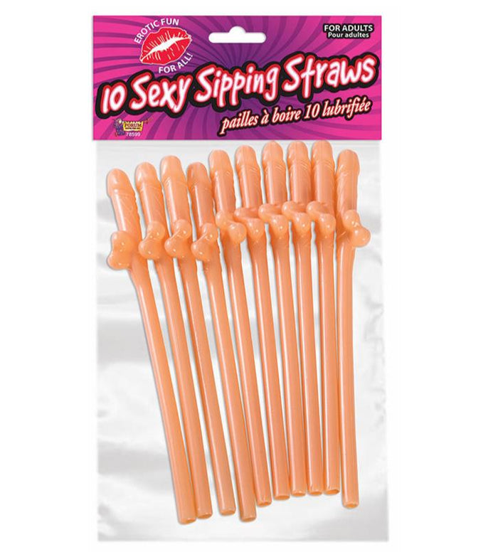 🍹 10pk Cheeky Pecker Party Straws 😂 Fun Bachelorette & Girls Night Out 💃