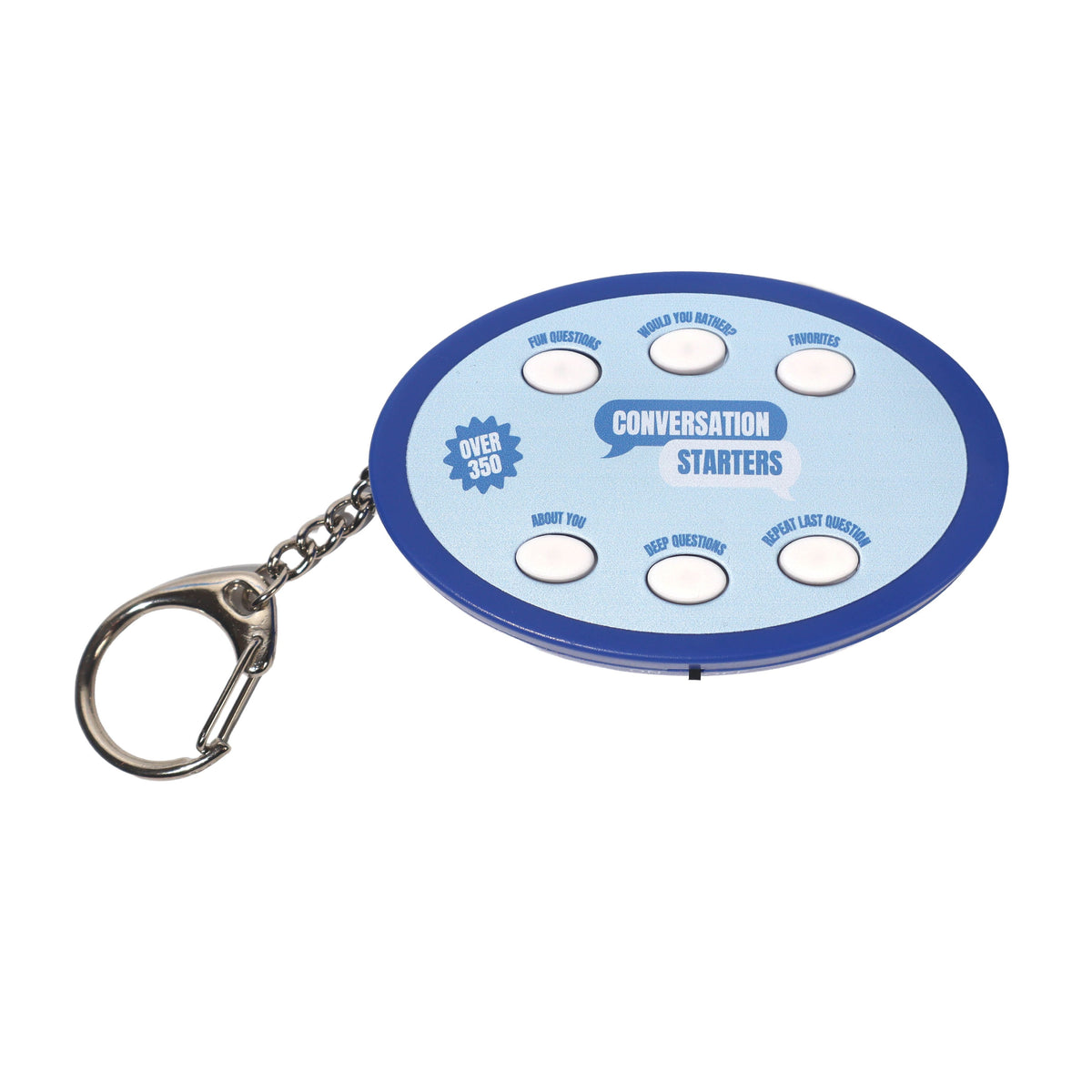 🗣️💬 350+ Electronic Conversation Starter Keychain - Ice Breaker Question Games 🎤
