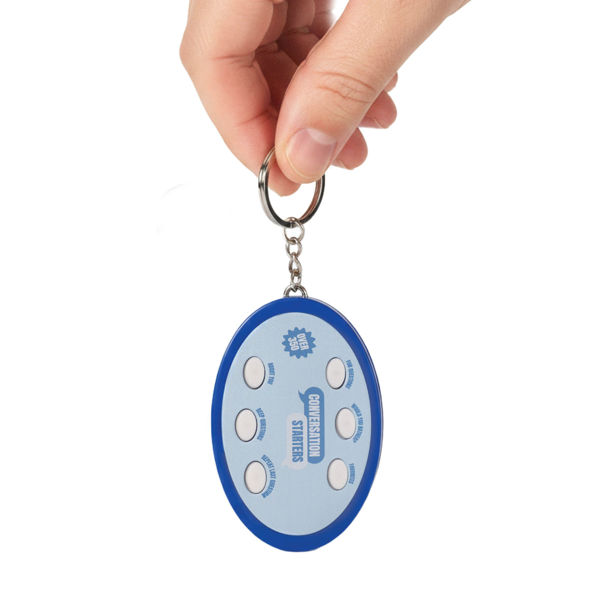 🗣️💬 350+ Electronic Conversation Starter Keychain - Ice Breaker Question Games 🎤