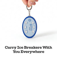 🗣️💬 350+ Electronic Conversation Starter Keychain - Ice Breaker Question Games 🎤