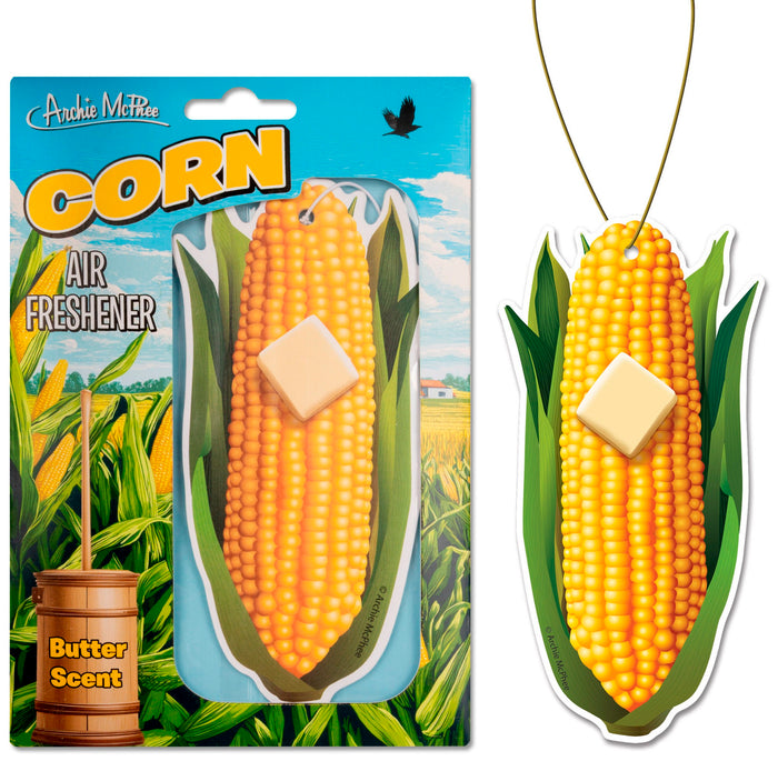 🌽 Buttery Corn Air Freshener Funny Car Scent Novelty GaG Hanging Freshener 🧈🚗