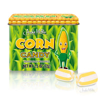 🌽🍬 Corn Candy Actual Corn Flavored Hard Candy Novelty Tin Funny Gag Gift Weird - Archie McPhee