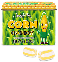 🌽🍬 Corn Candy Actual Corn Flavored Hard Candy Novelty Tin Funny Gag Gift Weird - Archie McPhee
