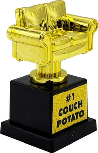 📺 "#1 Couch Potato" Trophy – For the True Champion of Chill! 😂Funny gag gift