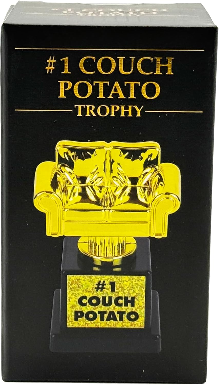 📺 "#1 Couch Potato" Trophy – For the True Champion of Chill! 😂Funny gag gift