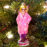 Crazy Cat Lady Ornament - Christmas Art Hand-Blown Glass Decor ® Archie McPhee