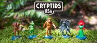 Cryptids USA - Bigfoot Monster Mini Assorted Figurine Toy Set - Archie McPhee