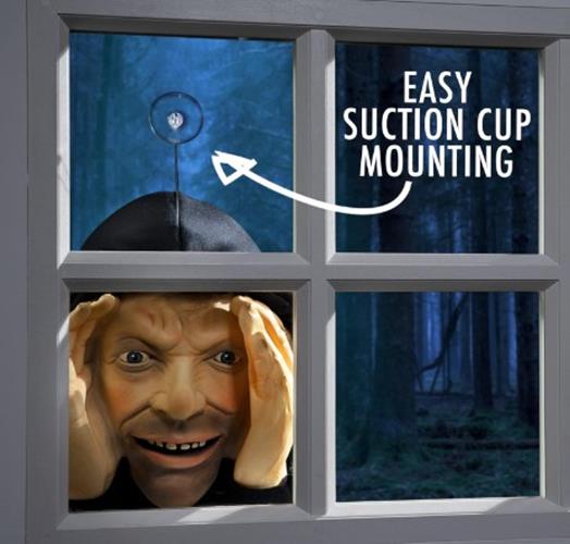 The ORIGINAL Scary Peeper - True-to-Life Realistic Window Mask Prop - Prank Gag